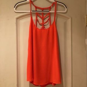 Tangerine tank top